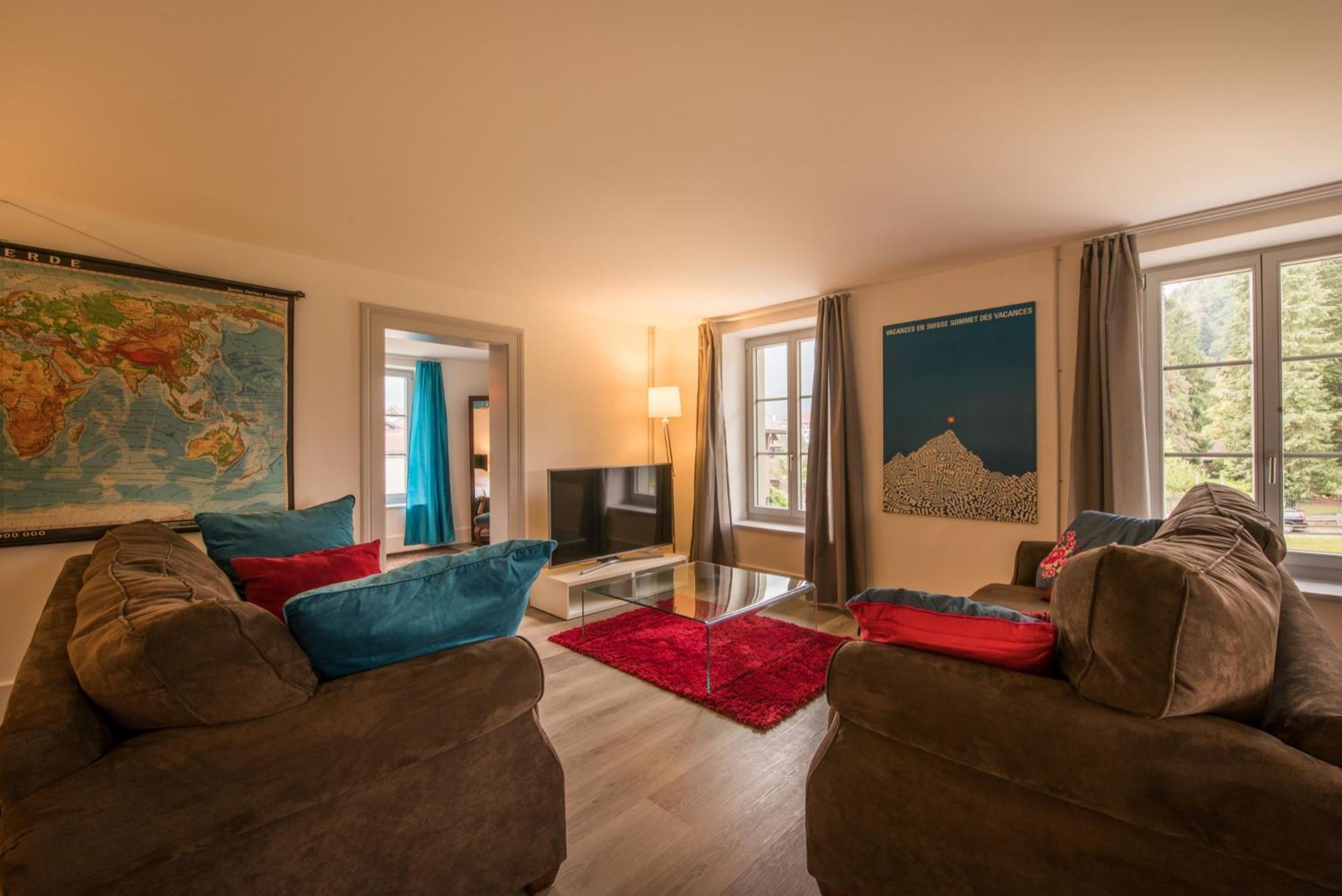 Dependance Penthouse Apartment Интерлакен Екстериор снимка